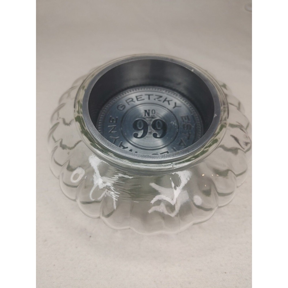 Wayne Gretzky-Estates-No‎ 99 Glass Pewter Penny Holder Ashtray  Collectable A66 - Picture 3 of 13